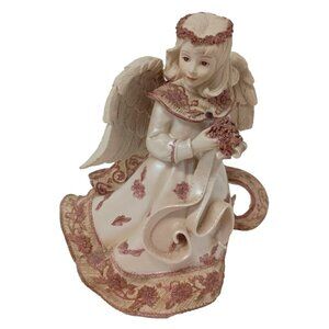 Vintage 2002 Sarahs Angels Celebration Cheri Lane Angel Figurine Porcelain